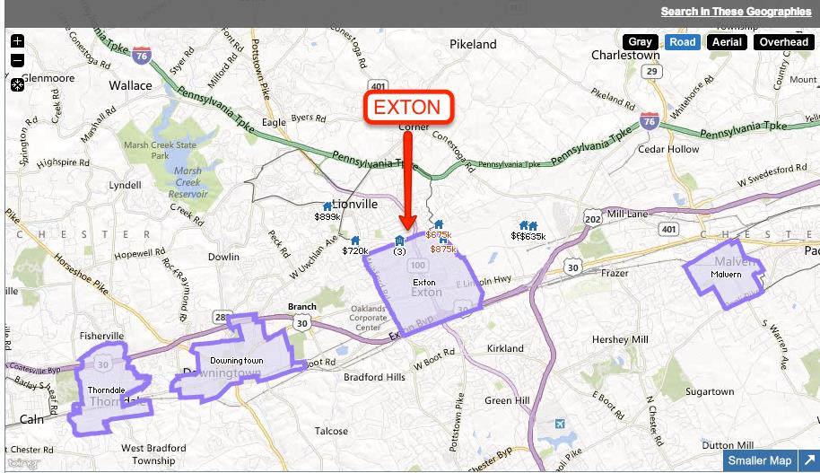 Exton Pa On Map Exton Facts And Amenities - Ann Byer: Real Estate